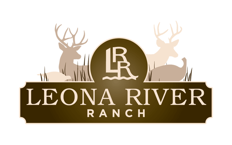 Whitetail Hunting Ranch Logo Design - Leona River Ranch - Ranch House Designs