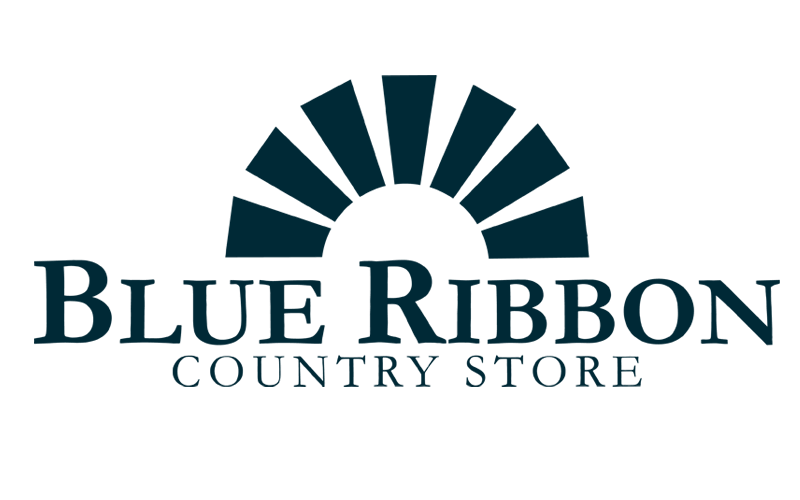 Feed Store Logo Design Ranch House Designs Blue Ribbon Country Store Logo